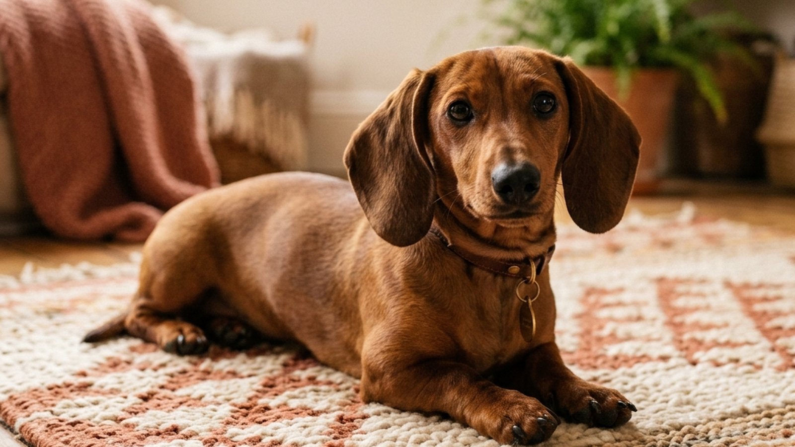 A calm companion dog in a dedicated South African foster home.